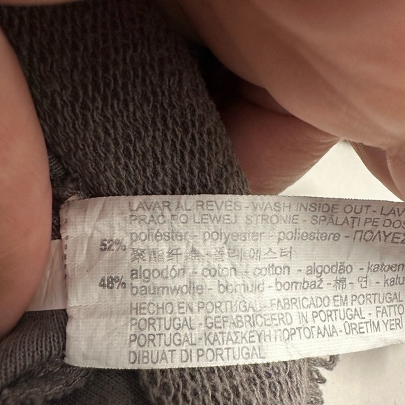 Zara Grey Dolman Short Sleeveeve Ripped Distressed Sweater Sz S - Picture 8 of 10